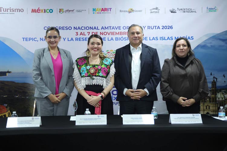 Nayarit e Islas Marías recibirán el Congreso Nacional AMTAVE 2026 con enfoque en turismo sostenible
