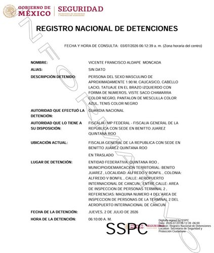 Renuncia tesorero de Tulum tras su detención en el aeropuerto de Cancún
