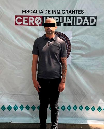 Detienen en Tapachula a ciudadano cubano acusado del asesinato de su pareja