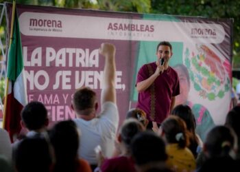 Gino Segura lleva la estrategia territorial de Morena a Kantunilkín y refuerza el contacto con la ciudadanía