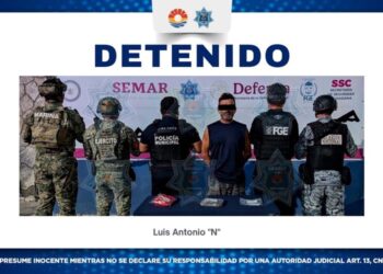 Detienen a hombre con presuntas drogas durante operativo Blindaje Cancún en la Supermanzana 29