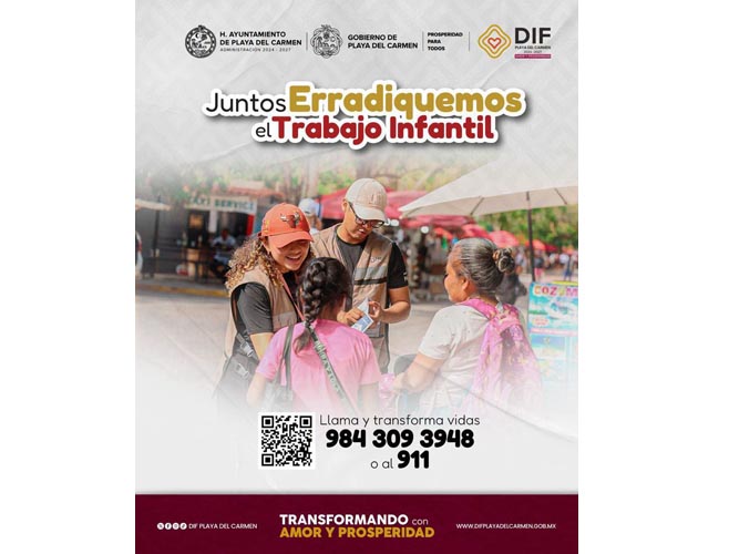 Refuerzan operativos contra trabajo infantil