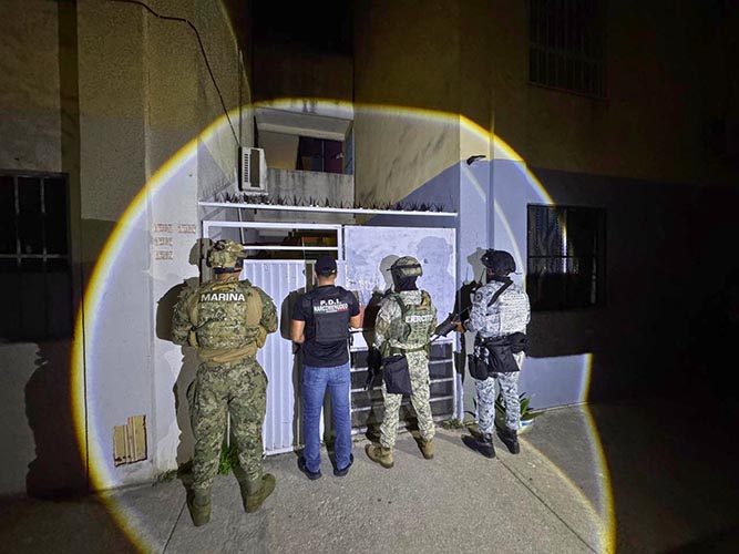 Cateo en la Supermanzana 251 termina con dos detenidos y presunta droga asegurada