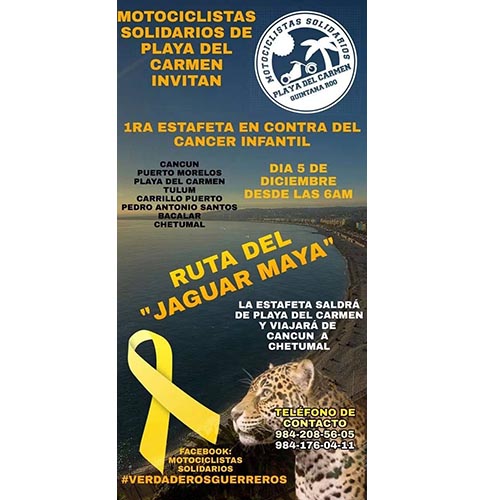 Motociclistas alistan apoyo para niños con cáncer