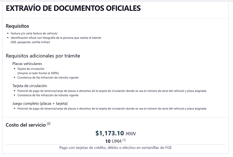 ¿Se te perdió la tarjeta de circulación o las placas? Estos son los requisitos para acreditar el extravío