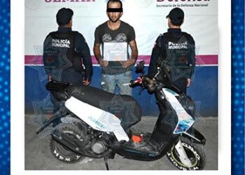Detenido al conducir una motocicleta robada