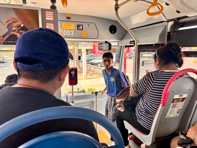 MOBI elimina pago en efectivo en ruta de Chetumal