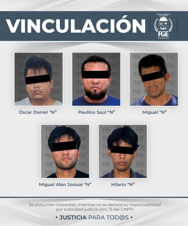Vinculan a proceso a cinco personas por presuntos delitos contra la salud en Cancún y Tulum