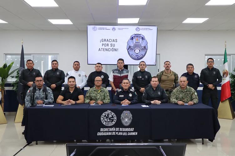Refuerzan la vigilancia en Playa del Carmen para consolidar un entorno seguro en el destino turístico