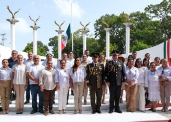 Recuerdan en Chetumal el valor de los Niños Héroes a 179 años de la Gesta de Chapultepec