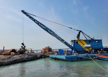 Marina consolida obras de dragado prioritarias en Yucatán y Campeche