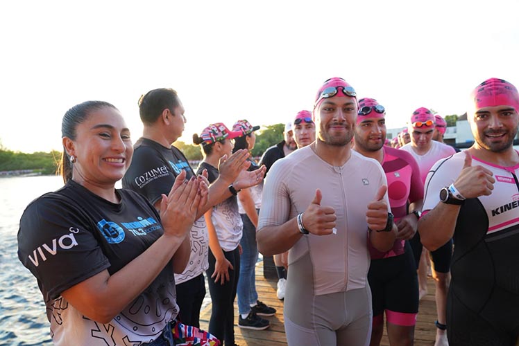 Cozumel recibe a 2 mil 500 triatletas de 50 países para el Ironman 70.3