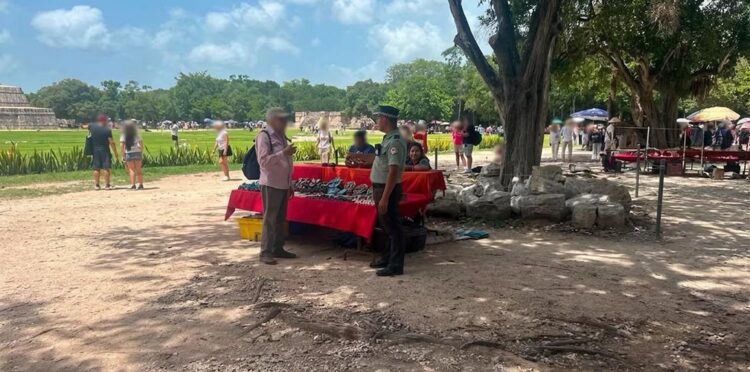 Guardia Nacional refuerza recorridos de seguridad en Chichén Itzá