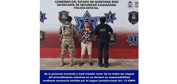 Termina en arresto maniobra peligrosa en estacionamiento de Cancún