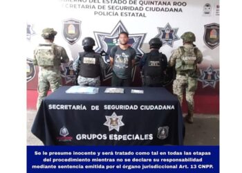 Detienen en Cancún a cubano con 82 dosis de presuntas drogas