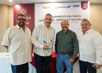 Tag Airlines retoma conexión entre Mérida, Flores y Guatemala para fortalecer el Mundo Maya