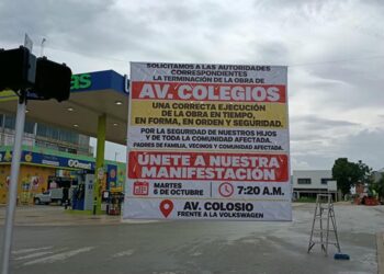 Obras en avenida Colegios generan reclamos vecinales; protestarán este martes