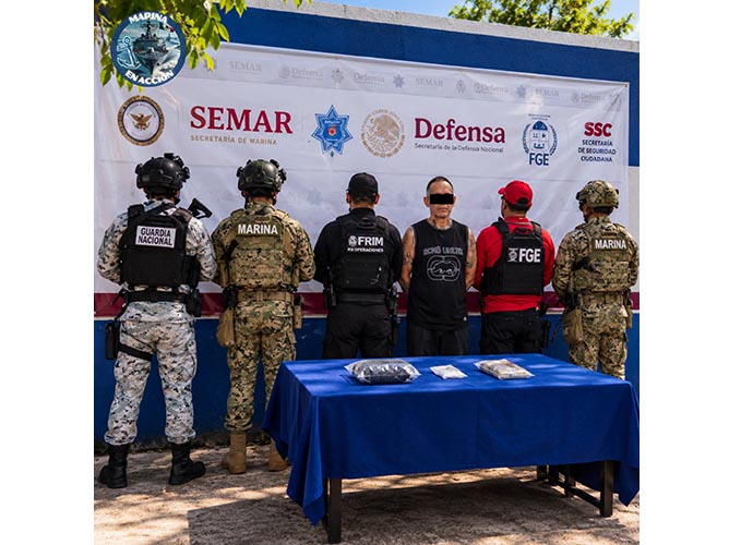 Marina golpea a grupos criminales con operativos en Quintana Roo, Veracruz y Guerrero
