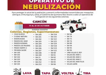 Se dispara el dengue en Quintana Roo