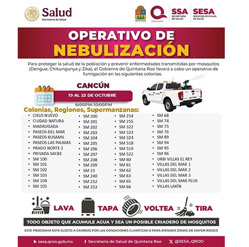 Se dispara el dengue en Quintana Roo