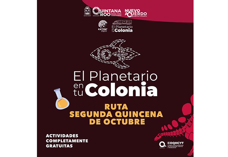 Planetario de Cancún traslada la divulgación científica a las colonias