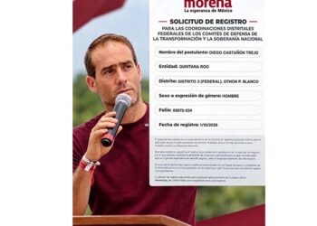 Diego Castañón se apunta para encabezar la Coordinación Federal de Morena en el Distrito 02