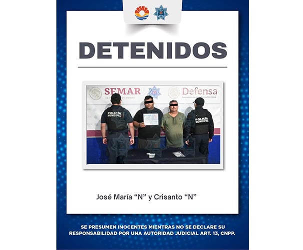 Dos detenidos por alterar el orden público