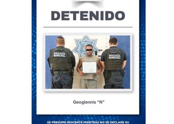 Detienen a hombre tras intentar agredir a policías durante revisión en la SM 330