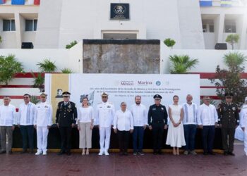 Conmemoran en Isla Mujeres 205 años de la Armada de México