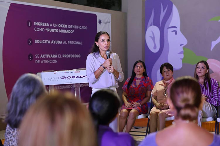 Suman 272 OXXO en Cancún a la red de Puntos Morados para atender a mujeres en riesgo