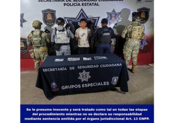 Operativo conjunto deja un detenido con drogas en Holbox