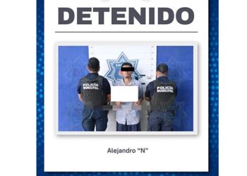 Detienen a hombre en la Supermanzana 22; investigan posible vínculo con robos a tiendas 24 horas