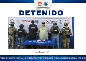 Detienen a hombre con presuntas drogas durante operativo Blindaje Cancún