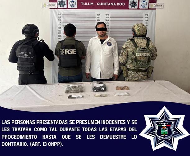 Detienen en Tulum a presunto integrante de “Gota a Gota”
